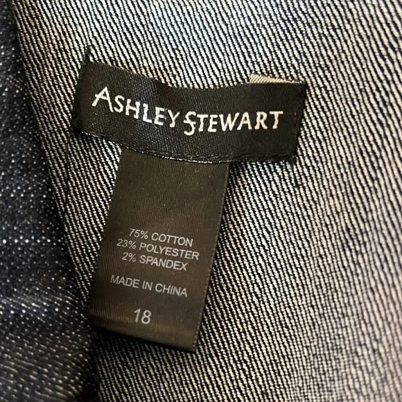 Sz18 Ashley Stewart Jean Jacket - Picture 3 of 3